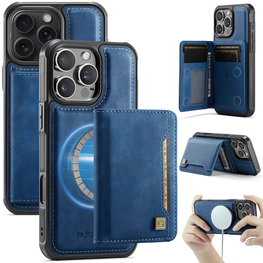 New 2-IN-1 RFID Blocking Card Holder Phone Case for iPhone