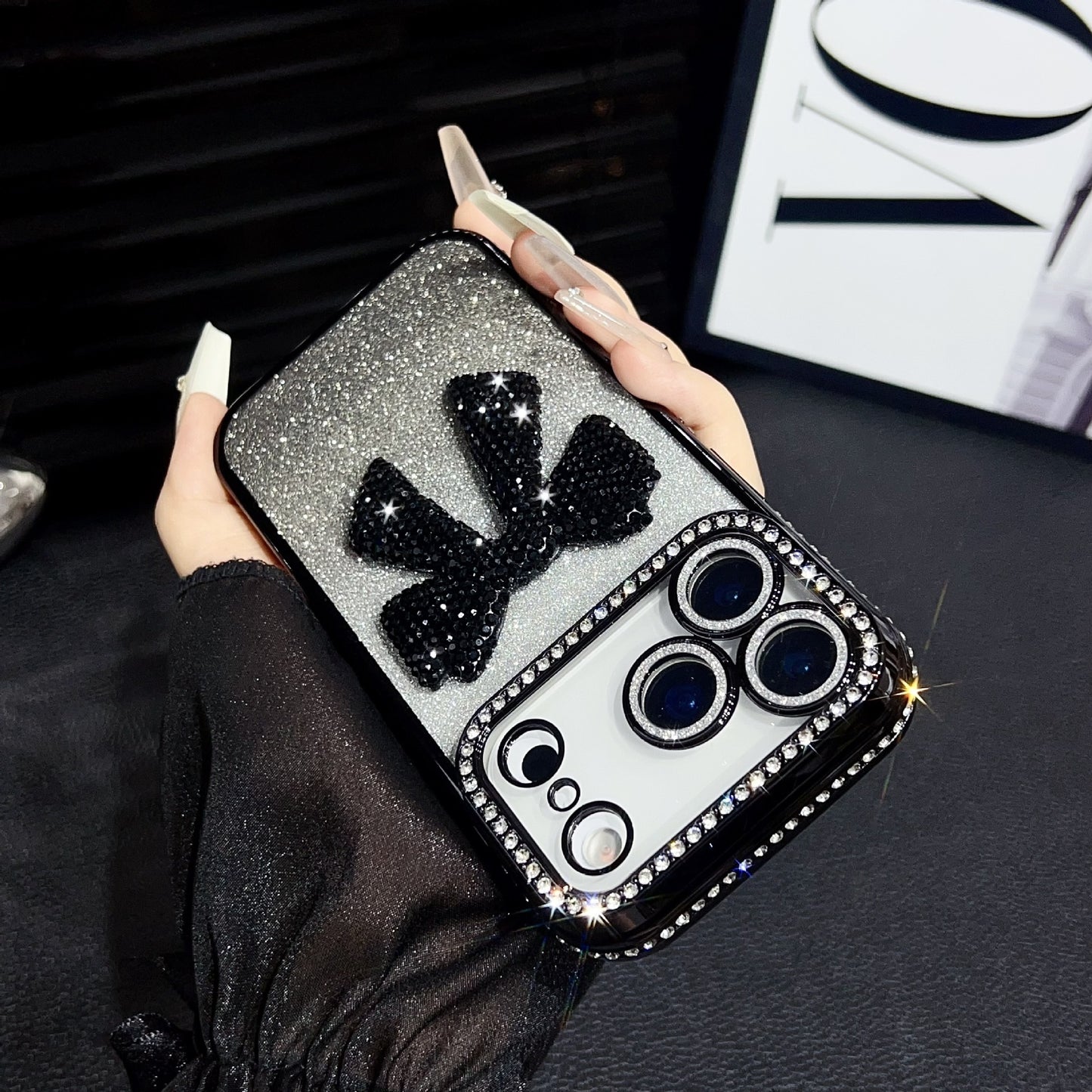 New Bling Bow Phone Case for iPhone 17 Pro Max